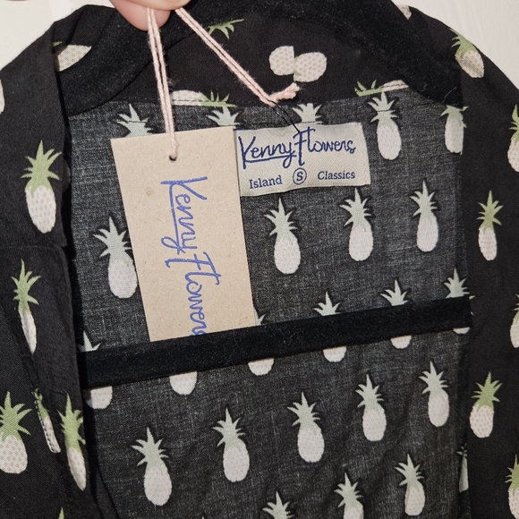 Kenny Flowers Kimono Fineapple Beach Cover Up NWT Women's Size Small Tuckernuck - Picture 4 of 12